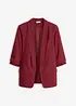 Blazer long à manches drapées, bonprix