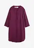 Robe à col rond et petite patte boutonnée, bonprix