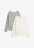 Langarmshirt (2er Pack), bonprix