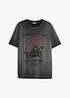 T-shirt en coton, aspect délavé, bonprix