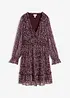 Robe courte en mesh, bonprix