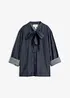 Jeansbluse aus reiner Baumwolle, bonprix
