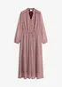 Chiffonkleid mit Kontrast-Pipings, bonprix