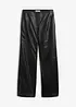 Lederhose mit Bundfalten, bonprix