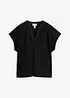 Shirt aus glattem Baumwoll-Seiden-Mix, bonprix