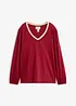 Langarmshirt aus Baumwoll-Seiden-Mix, bonprix