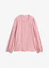 Oversize-Bluse aus softem Musselin, bonprix