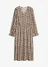 Robe midi en viscose fluide, bonprix