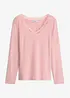 Langarmshirt aus softer Viskose, bonprix