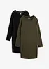 Lot de 2 robes en jersey coton, bonprix