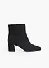 Bottines à talon bloc, bonprix