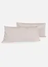 Lot de 2 housses de coussin en percale, bonprix