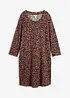 Kurzes Shirtkleid in Strickoptik, bonprix