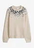 Pullover mit bunten Pailletten, bonprix