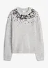 Pull à sequins multicolores, bonprix