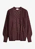 Ajour-Strickjacke, bonprix