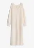 Robe midi oversize en maille, bonprix