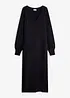 Robe midi oversize en maille, bonprix