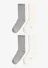 Socken mit druckfreiem Bund (4er Pack), bonprix