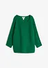 Oversize-Ripp-Pullover aus Viskose-Mix, bonprix
