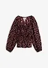 Blouse fluide en satin, bonprix