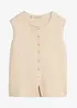 Gilet sans manches en maille milano, bonprix