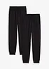 Lot de 2 pantalons de jogging en matière douce, bonprix
