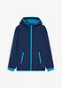 Veste softshell coupe-vent à capuche amovible, bonprix