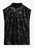 Top à paillettes, bonprix