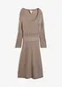 Strickkleid mit Ajourmuster, bonprix