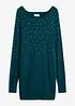 Pull long à strass, bonprix