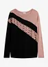 Pull long avec strass, bonprix