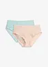 Maxislip mit zarter Spitze (2er Pack), bonprix