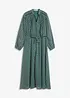 Robe en mousseline à passepoils contrastants, bonprix