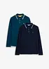 Poloshirt aus reiner Bio-Baumwolle (2er Pack), bonprix