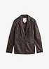 Blazer en cuir d’agneau nappa, bonprix