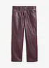 Pantalon en cuir d’agneau nappa, bonprix
