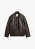 Oversize Leder-Blouson aus Lammnappa, bonprix