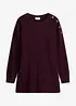 Viskose-Mix Pullover mit Deko Knopfleiste, bonprix