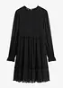 Jerseykleid aus feinem Mesh, bonprix