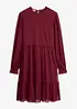 Jerseykleid aus feinem Mesh, bonprix