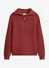 Troyer-Pullover aus weichem Viskose-Mix, bonprix