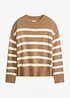 Oversize-Pullover aus Baumwoll-Mix, bonprix