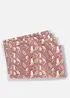 Lot de 4 sets de table à motif automnal, bonprix