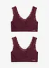 Feel Comfort Seamless Bustier (2er Pack), bonprix