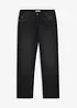 Thermo Relaxed-Fit-Jeans mit Dehnbund, Straight, bonprix