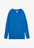 Strickpullover mit V-Ausschnitt, Oversized Fit, bonprix