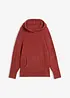 Pull à capuche en maille peluche, bonprix