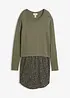 Robe pull en fine maille avec jupe montée, bonprix