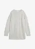Oversize-Pullover mit Zopfmuster, bonprix